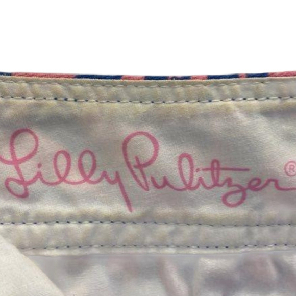 Lilly Pulitzer Callahan Shorts, Size 0 , Blue & Pink - Picture 4 of 7